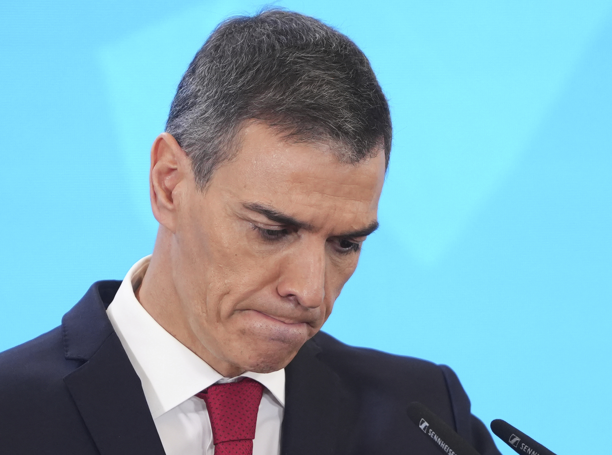 El presidente del Gobierno, Pedro Sánchez, haciendo balance del curso político.