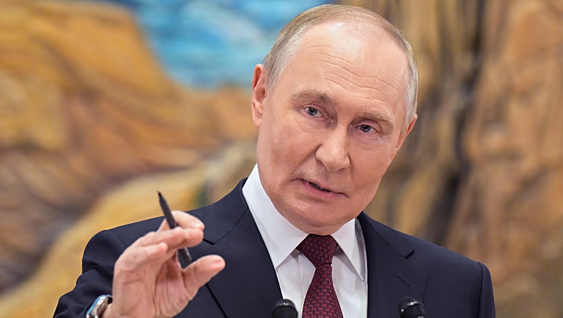 Vladimir Putin has said the reparations loan would amount to "theft".