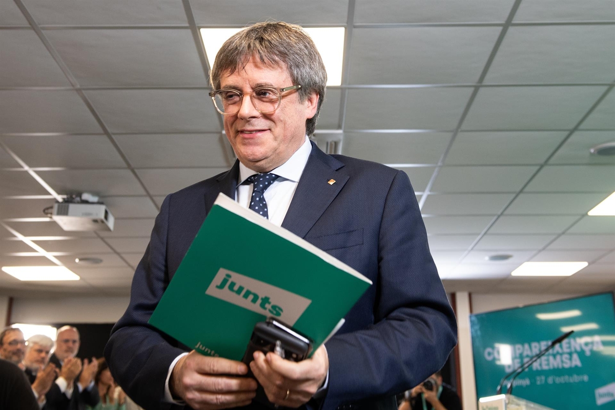 El líder de Junts, Carles