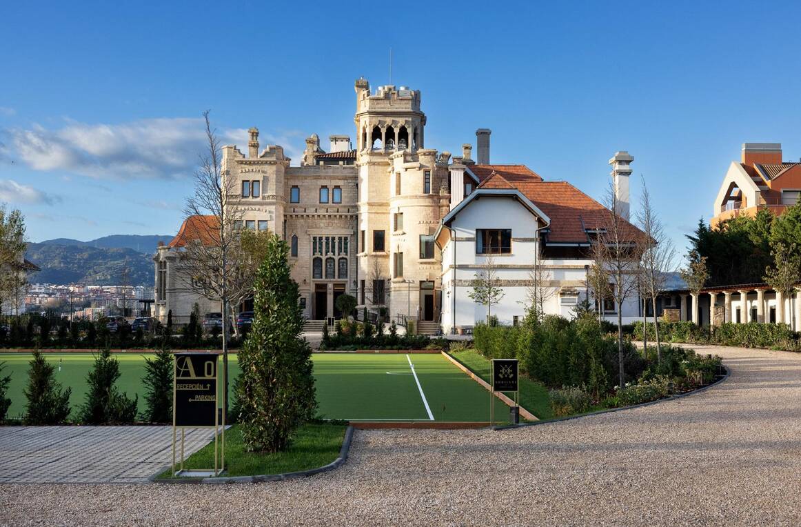 Foto: El palacio se enclava en la localidad vizcaína de Getxo (Extraída de Facebook)