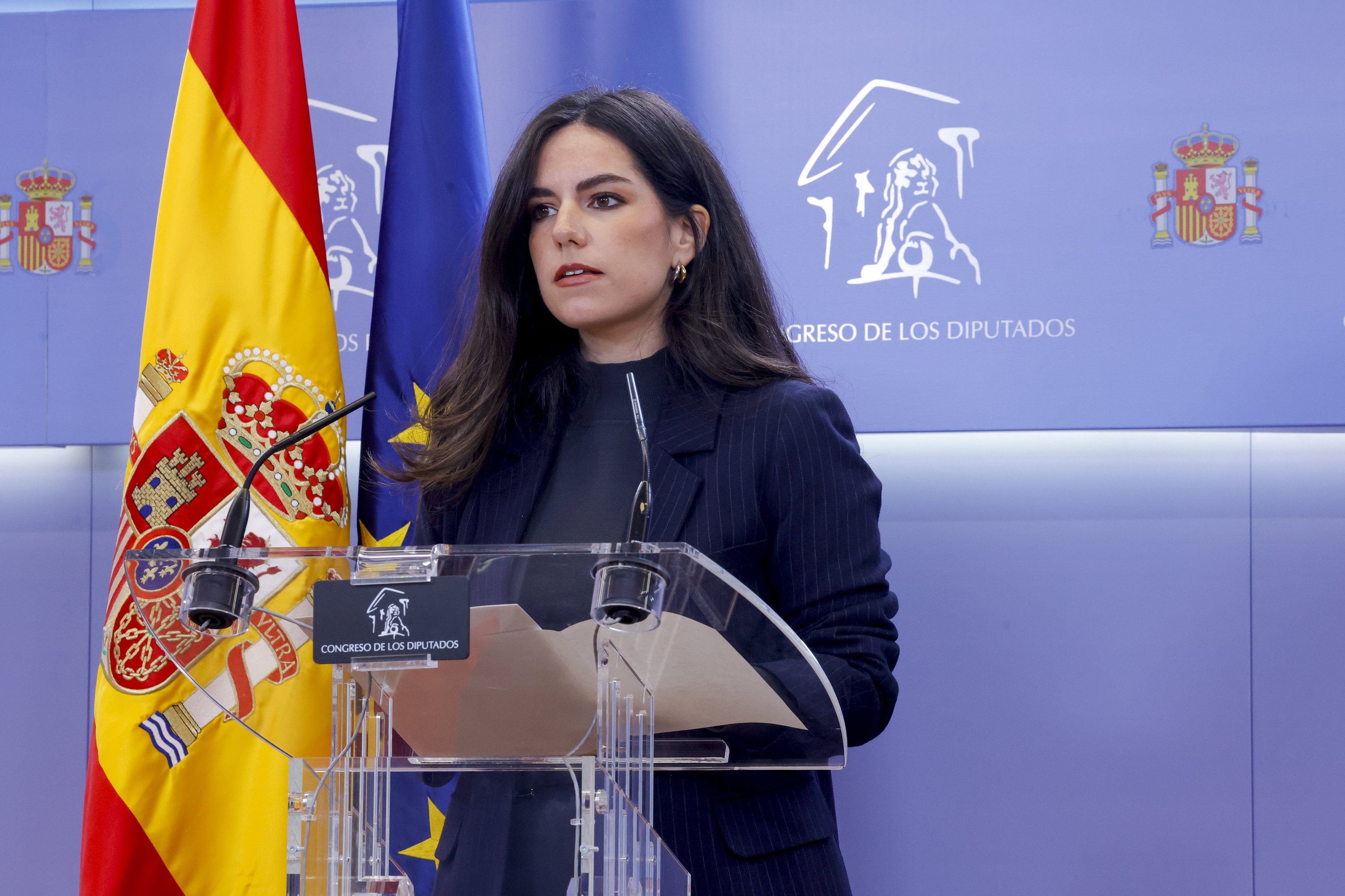 La portavoz de Vox en el Congreso, Pepa Millán