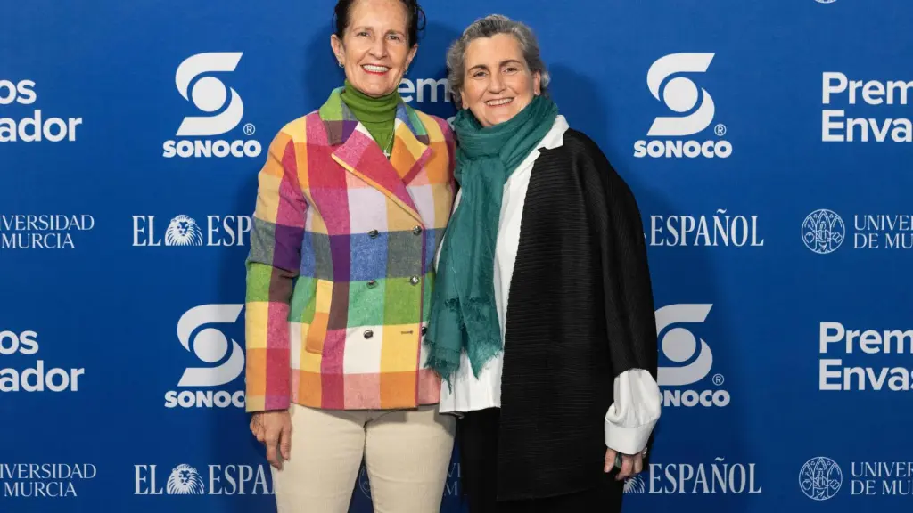 La cheff Pepa Muñoz, este miércoles, en el photocall del Paraninfo de la UMU.