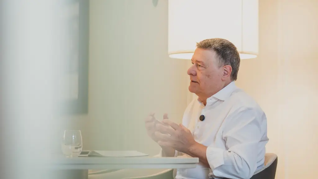 Jordi Sevilla, charla en el Hotel Palace con El Español.