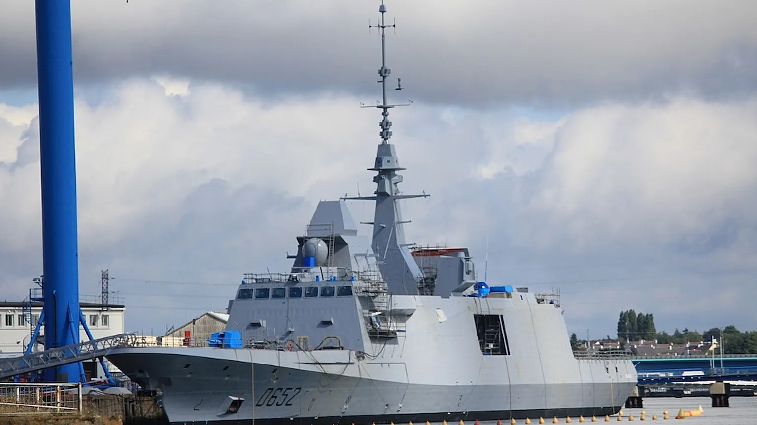 The Fremm-class frigate 'Provence' in Lorient, France in a 2014 image
