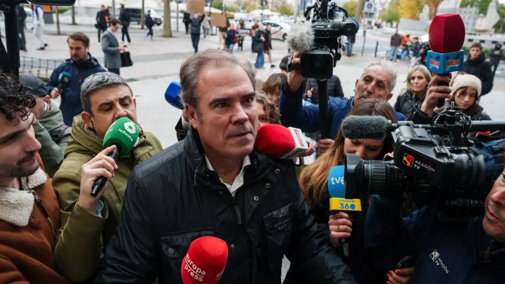 Javier Pérez Dolset, en los juzgados de Plaza de Castilla.