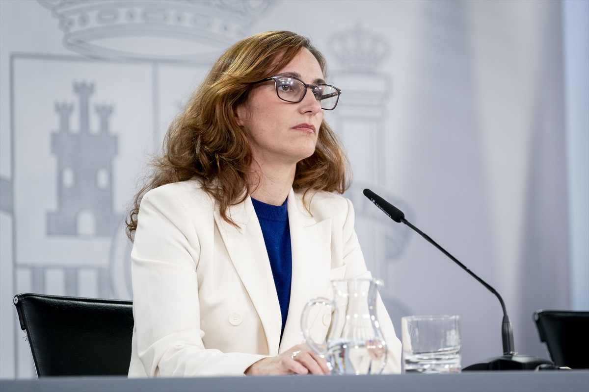 La ministra de Sanidad, Mónica