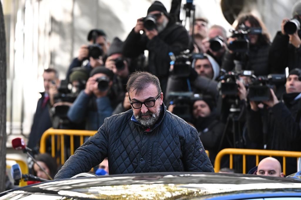 Koldo García, el jueves, a su llegada al Tribunal Supremo.