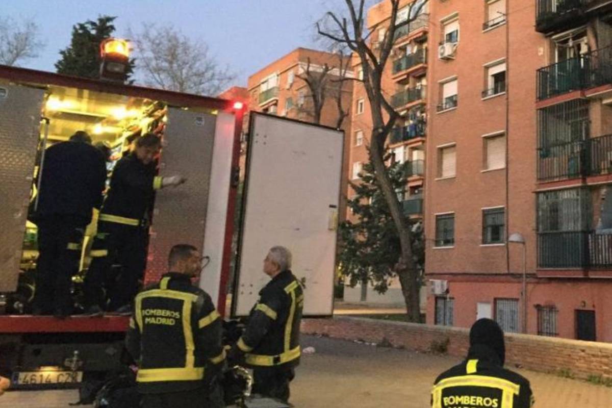 Dispositivo de bomberos, en una imagen de archivo