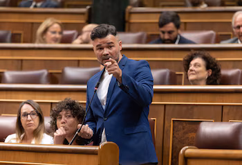 Gabriel Rufían protagonista de una