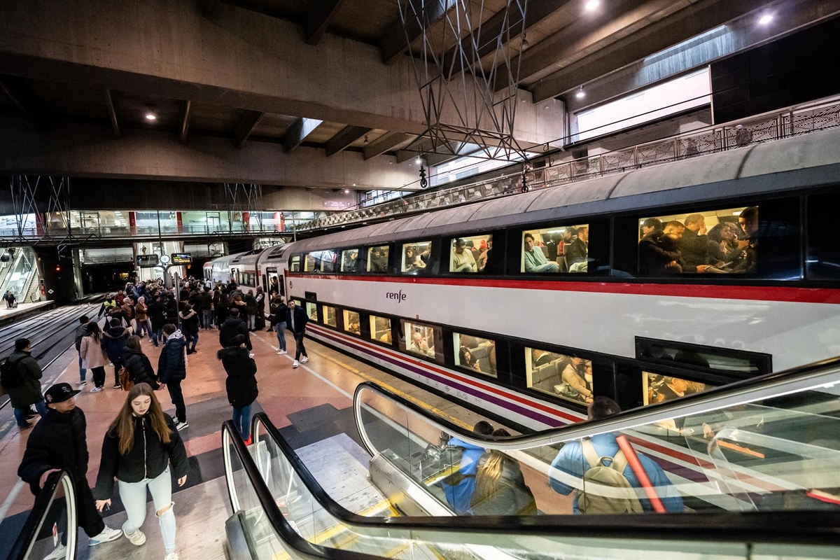 Trenes de cercanías en la