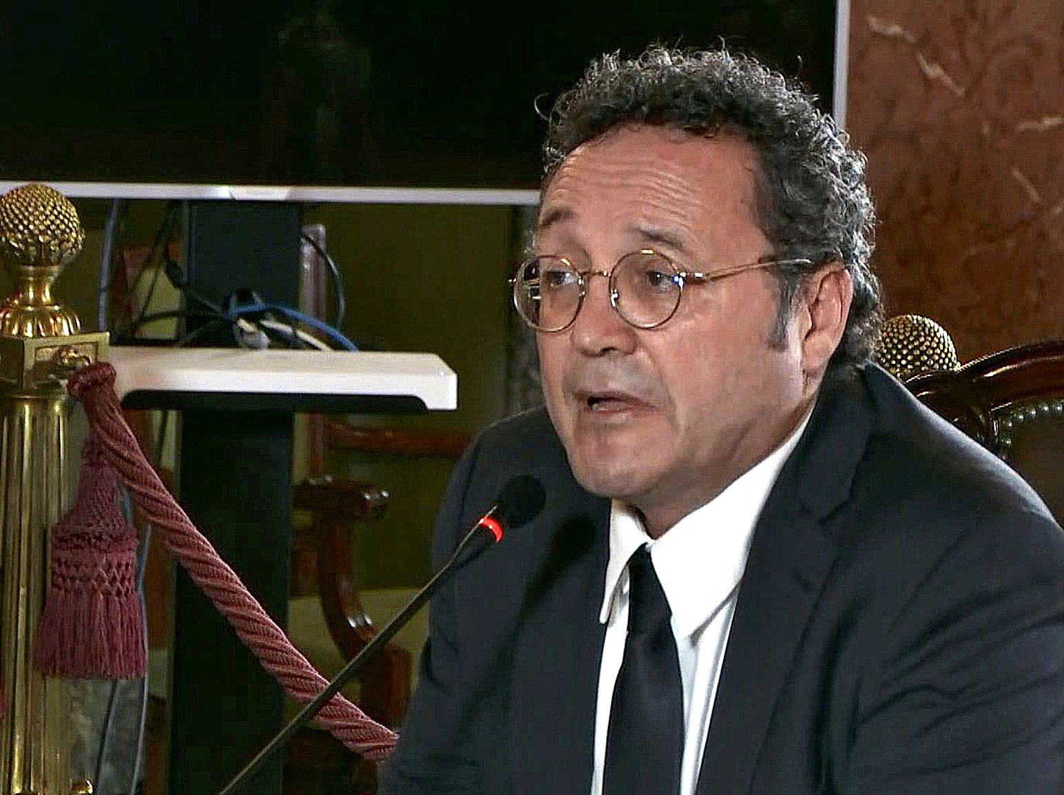 Álvaro García Ortiz, entonces fiscal general del Estado, declarando el pasado 12 de noviembre ante el Tribunal Supremo.
