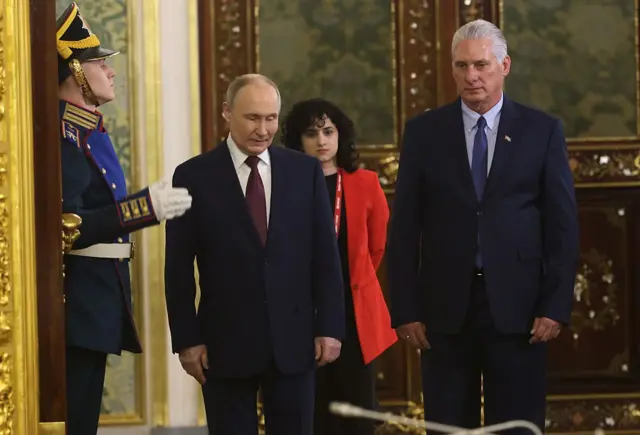 Díaz-Canel y Putin