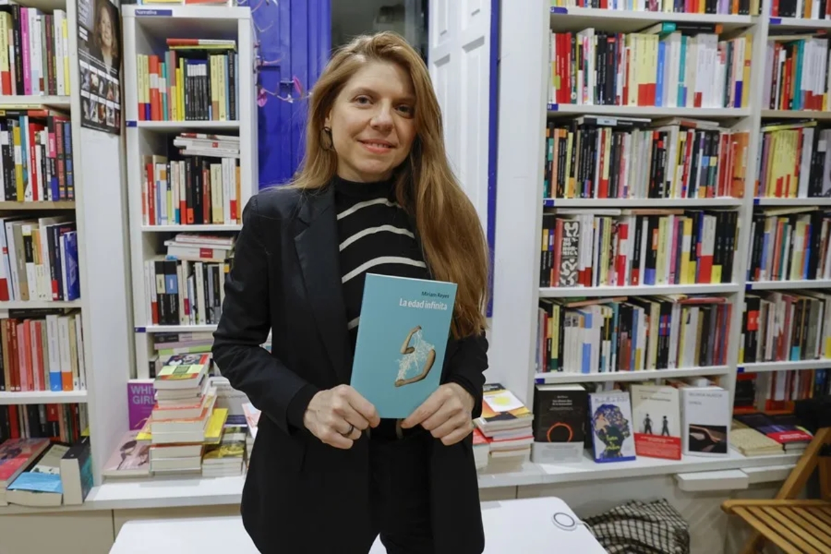 Miriam Reyes con su primera