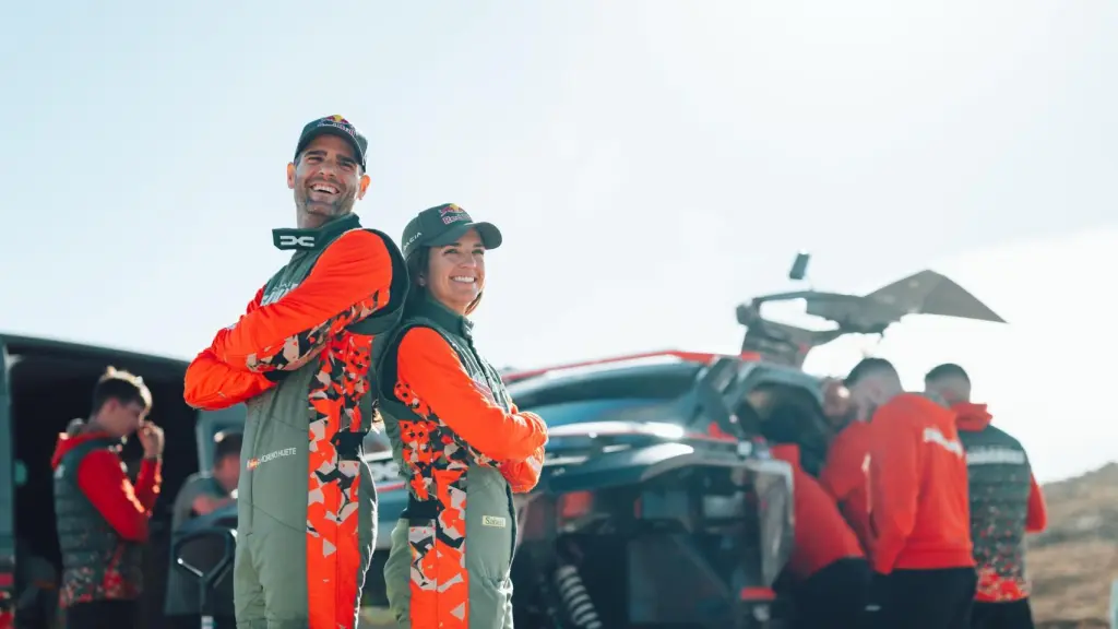 Cristina Gutiérrez y su copiloto Pablo Moreno Huete.