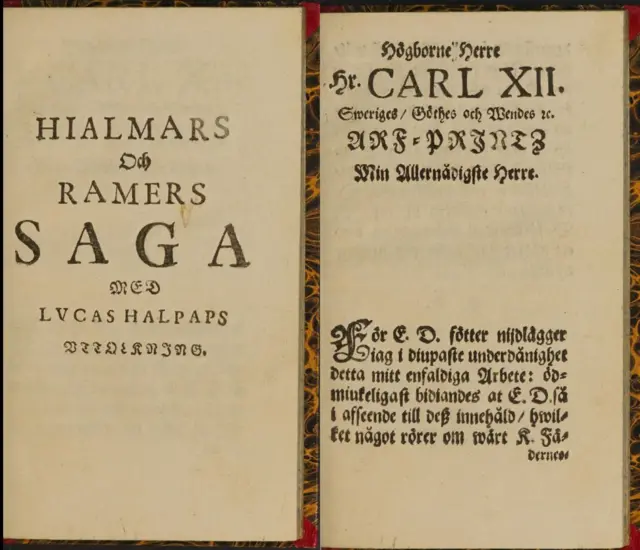 Páginas de la saga.