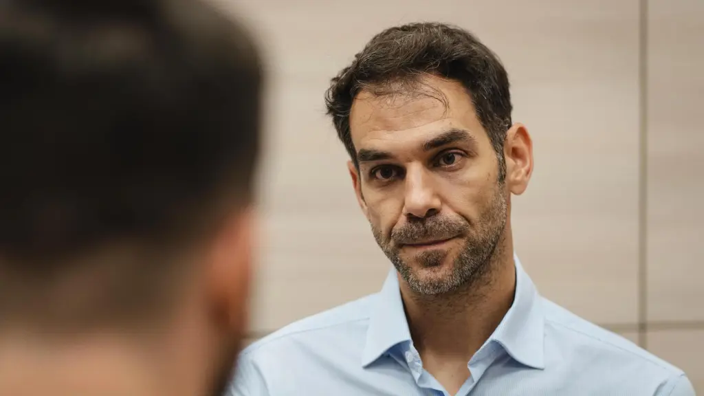 José Manuel Calderón, durante una entrevista con El Español