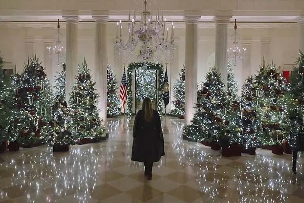 Melania Trump en la Casa