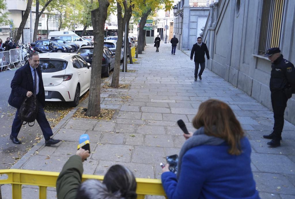 José Luis Ábalos, al llegar al Tribunal Supremo el pasado 27 de noviembre.