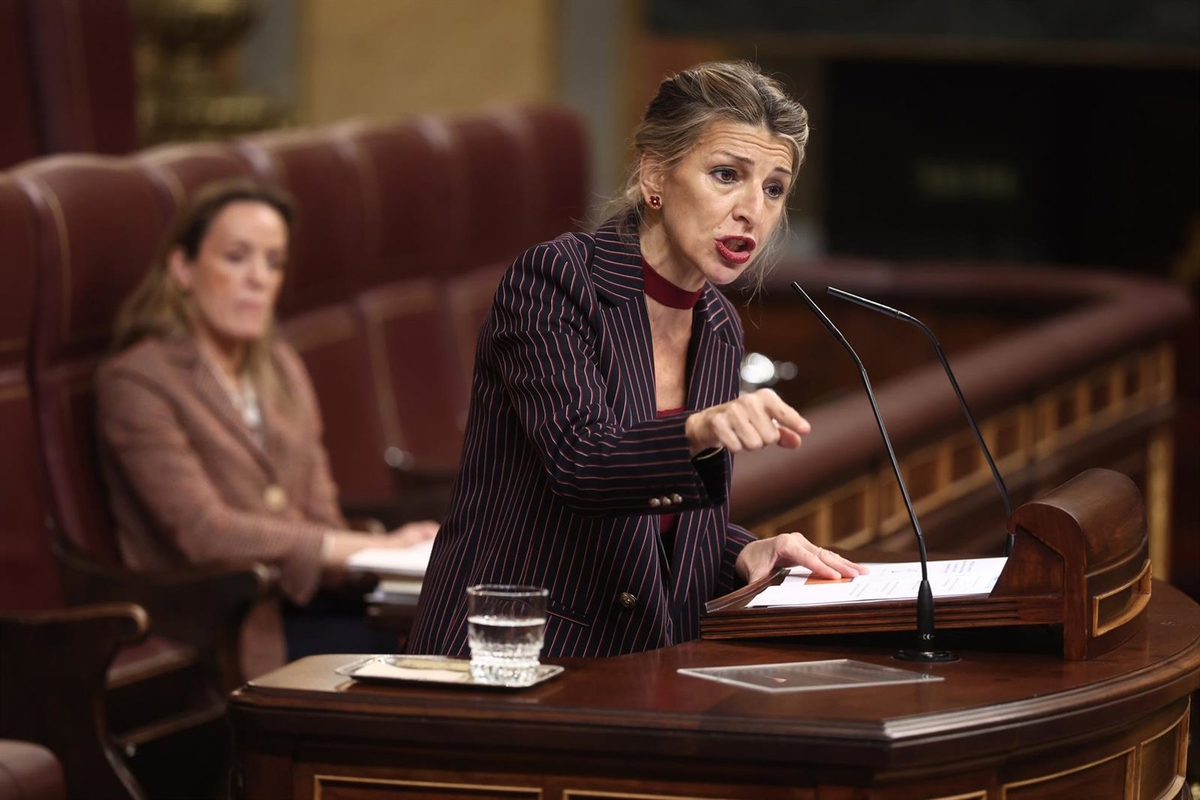 La vicepresidenta segunda y ministra