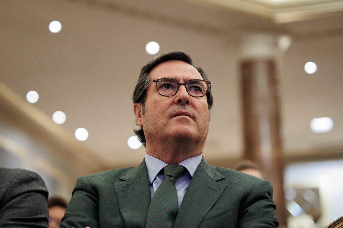 El presidente de la CEOE,