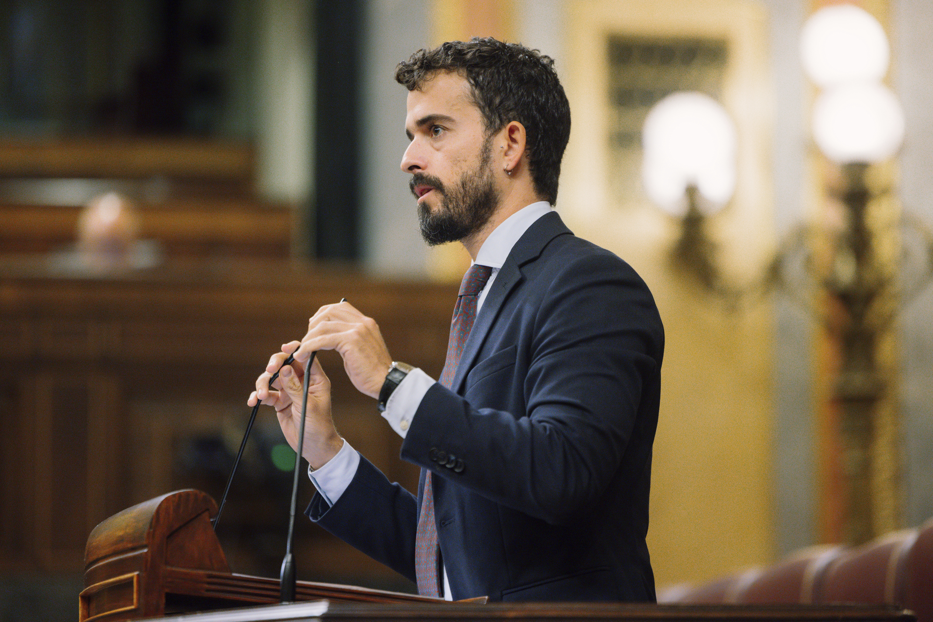El nuevo portavoz adjunto de Vox en el Congreso, Carlos H. Quero.