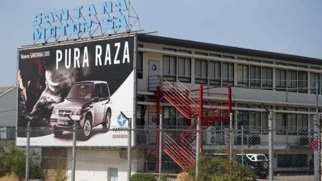 Una fotografía de archivo de la fábrica de Santana en 2010, cuando se subastaron líneas de producción y equipos.