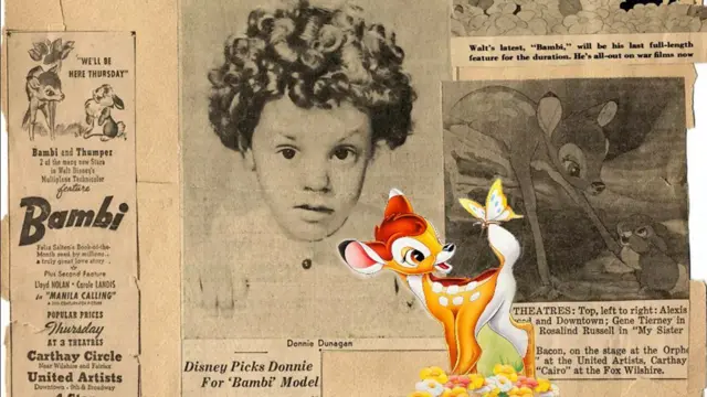 Recortes de prensa de la época en la que se produjo y se estrenó Bambi