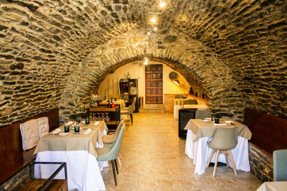 Interior del restaurante Casa Rubén,