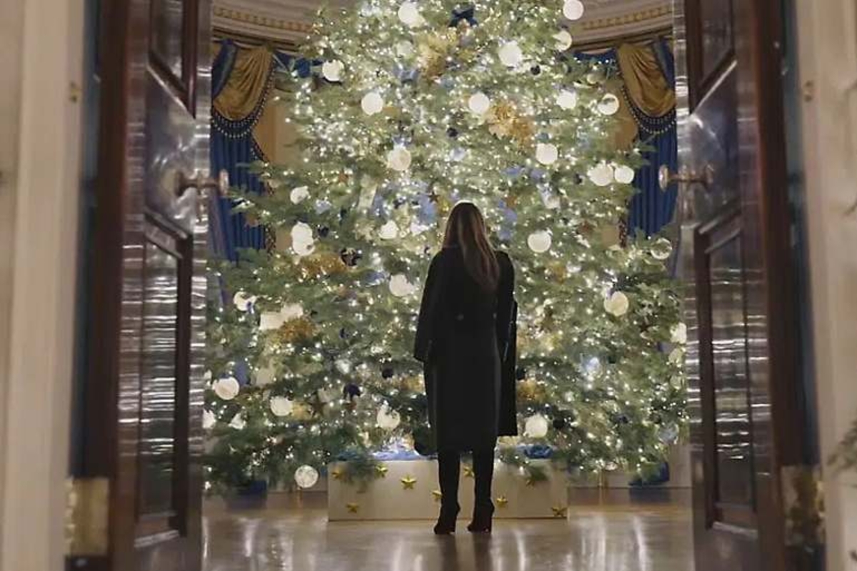 Melania Trump en la Casa