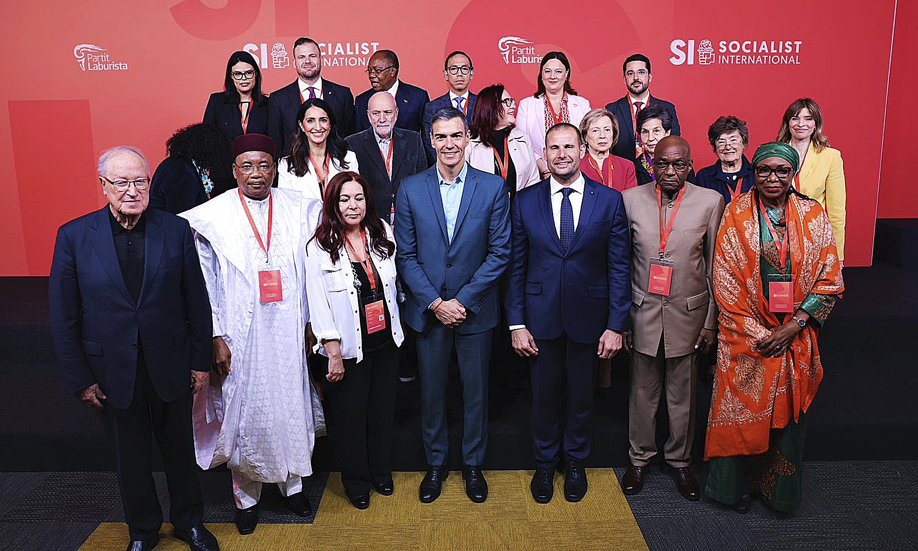 El presidente del Gobierno, Pedro Sánchez, durante el Consejo de la Internacional Socialista en La Valeta (Malta), el pasado noviembre.