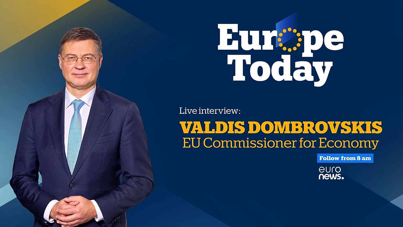 Valdis Dombrovskis, EU economy Commissioner 