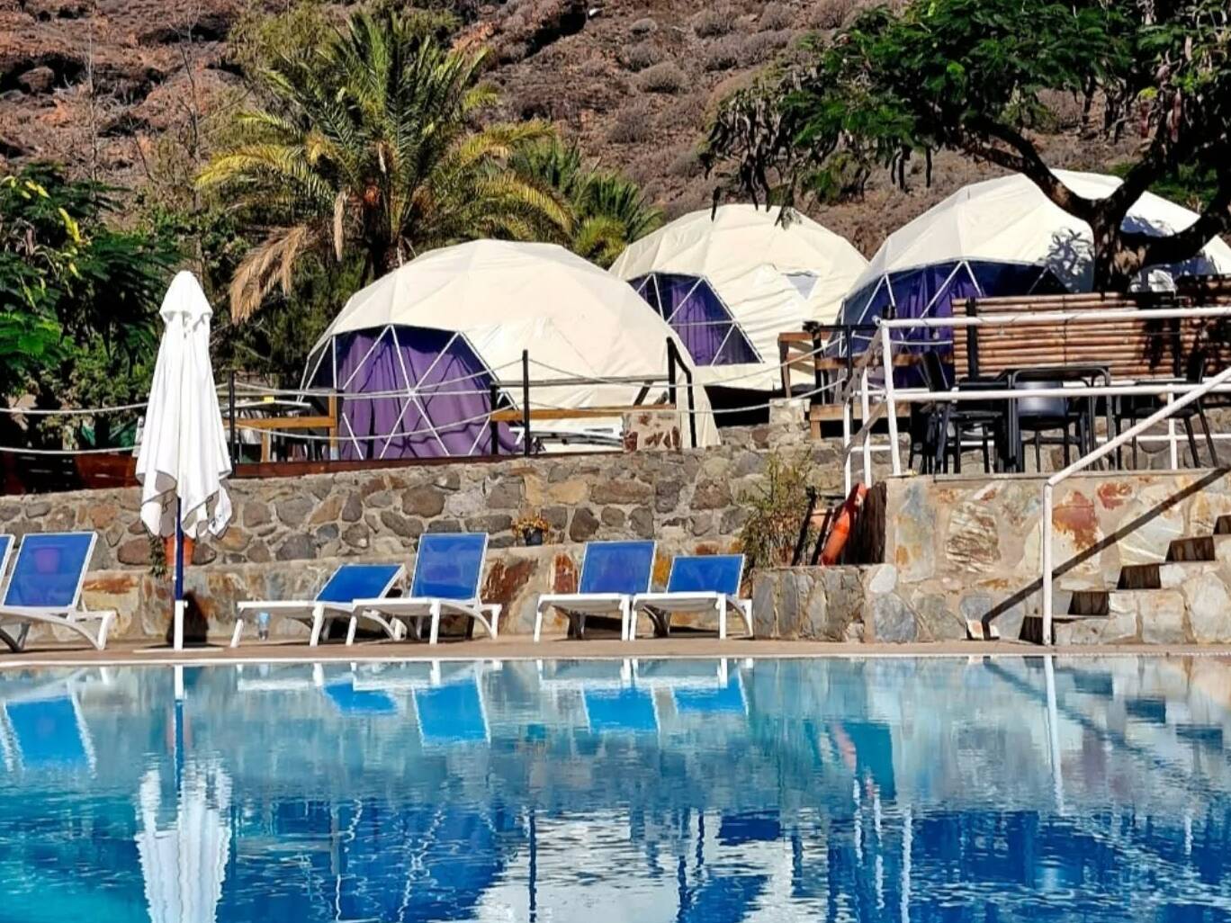 Foto: Los domos futuristas son uno de los grandes atractivos de este camping de Gran Canaria. (Extraída de Facebook)