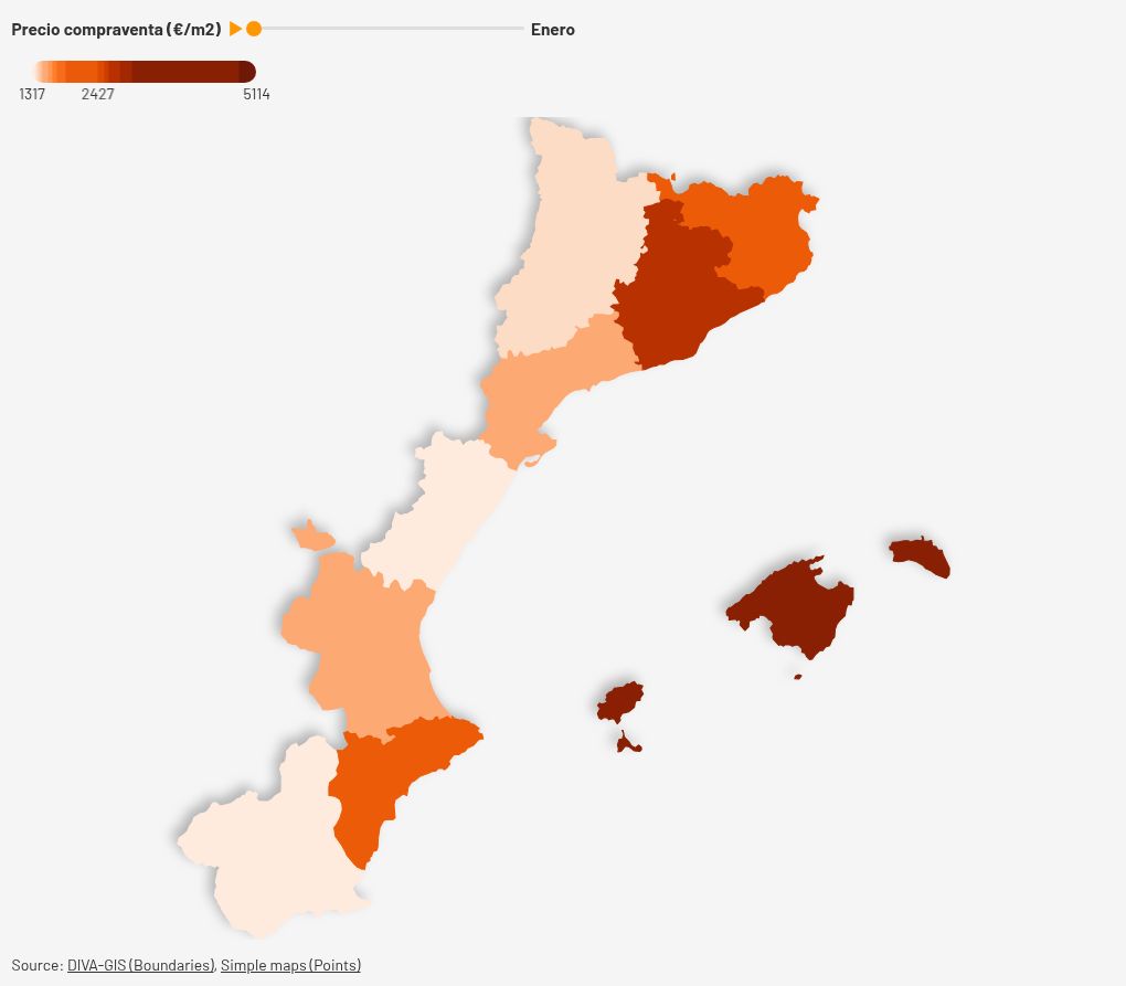 map visualization