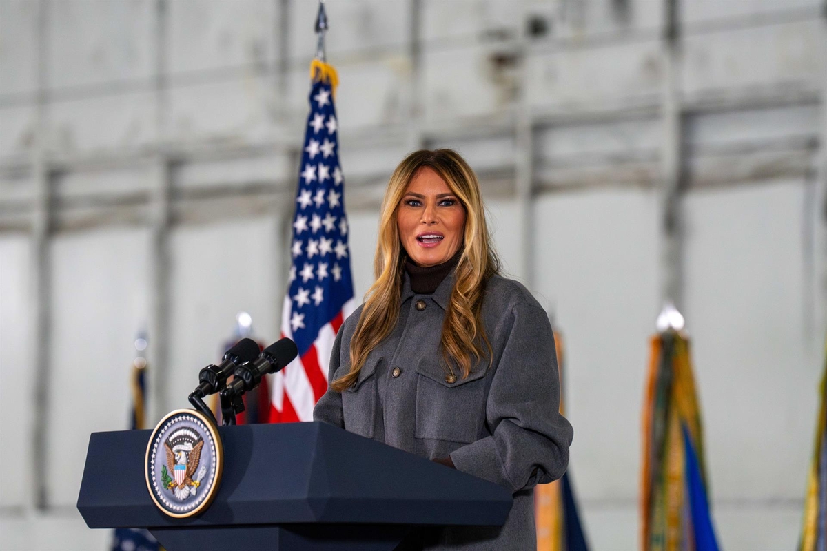 Melania Trump en una imagen
