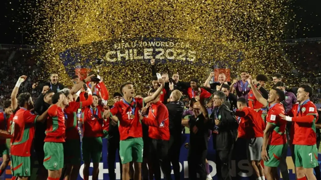 Marruecos festeja el título del Mundial sub20, conquistado en 2025