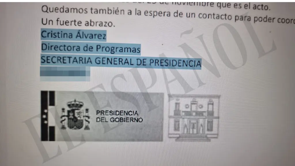 Detalle de este correo.