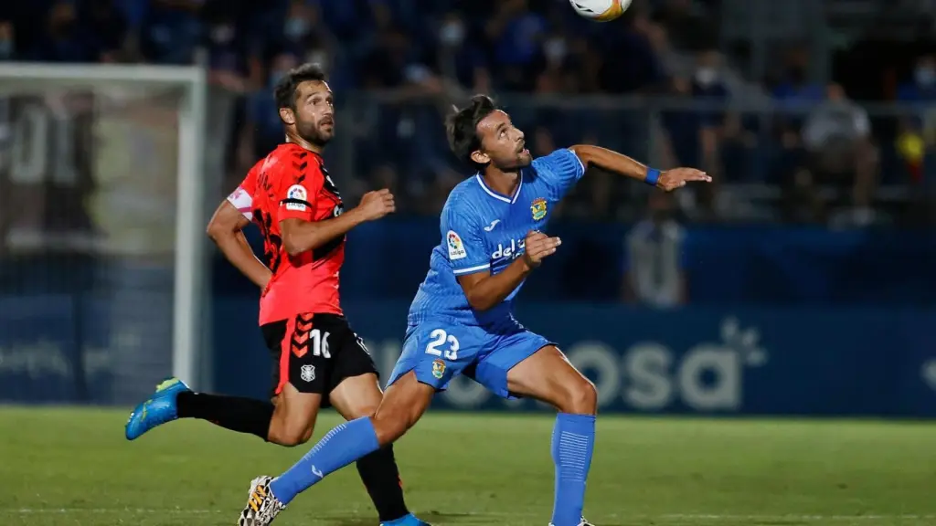 Jano Velasco, durante su etapa en el Fuenlabrada.