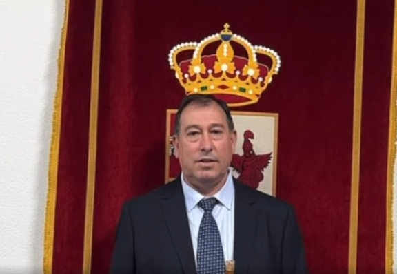 Luis Arévalo, alcalde de Aldeaseca, en Ávila.