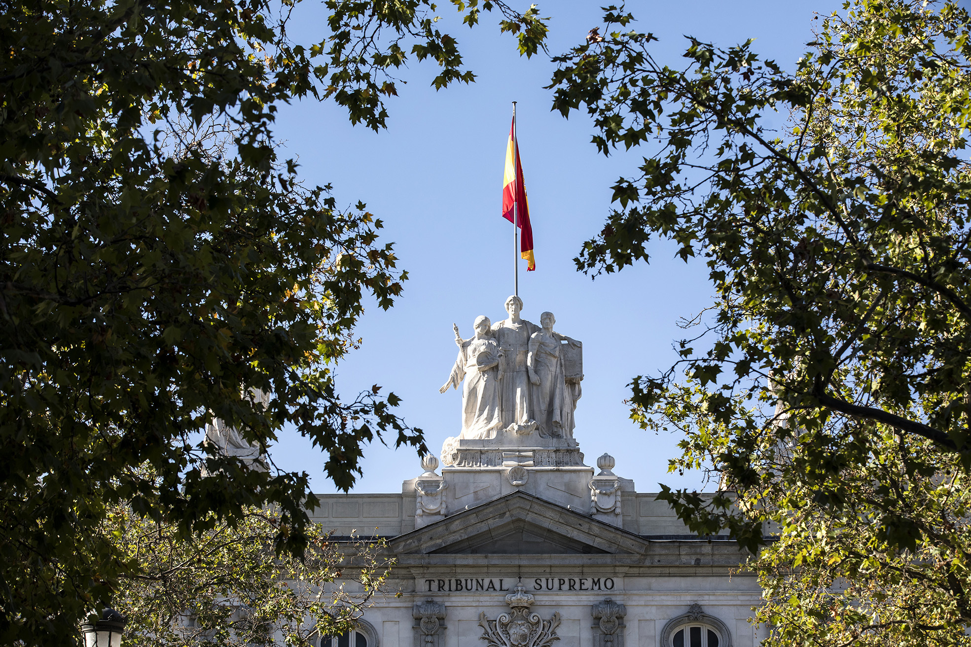 Fachada del Tribunal Supremo.