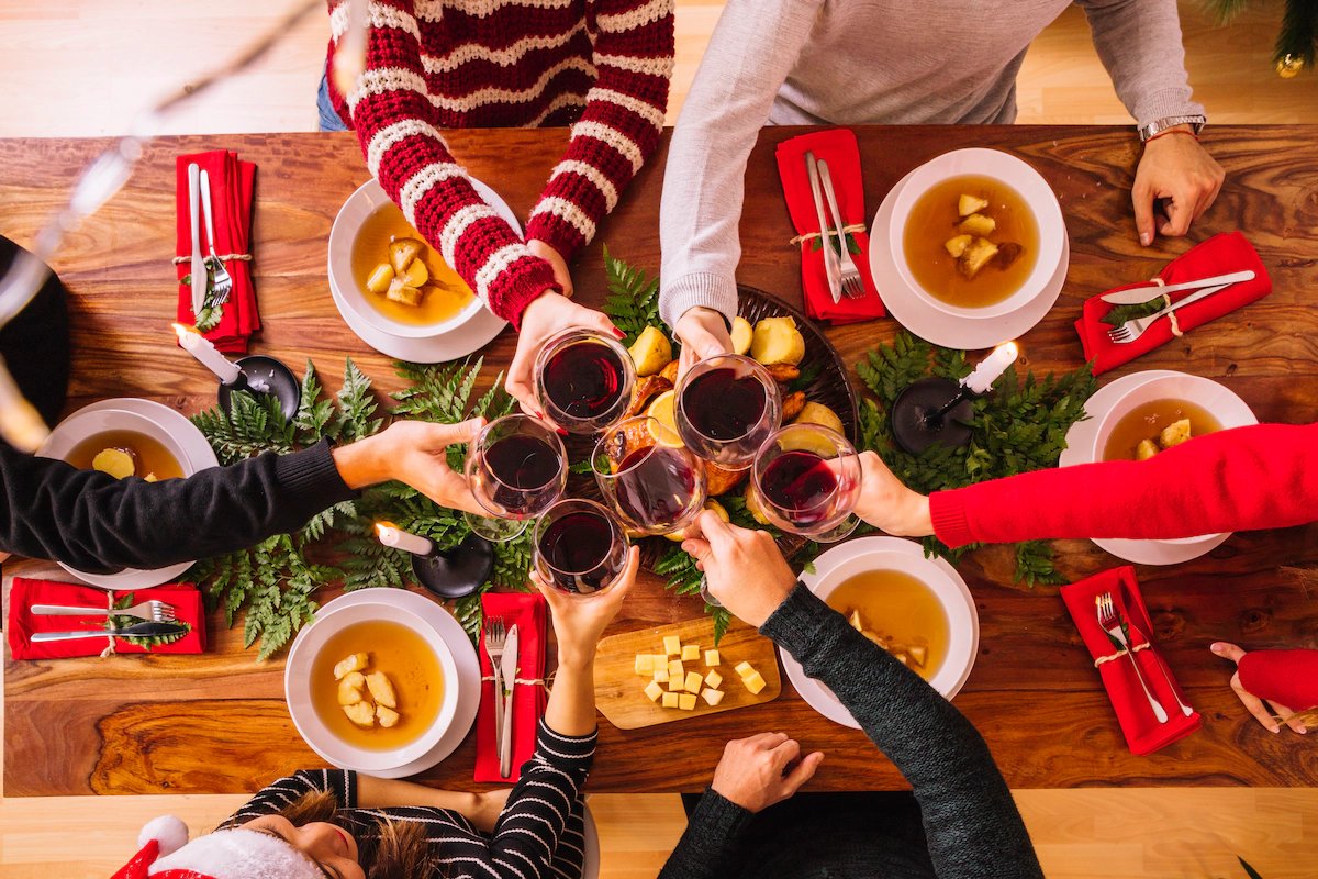 Comida de Navidad (Freepik)