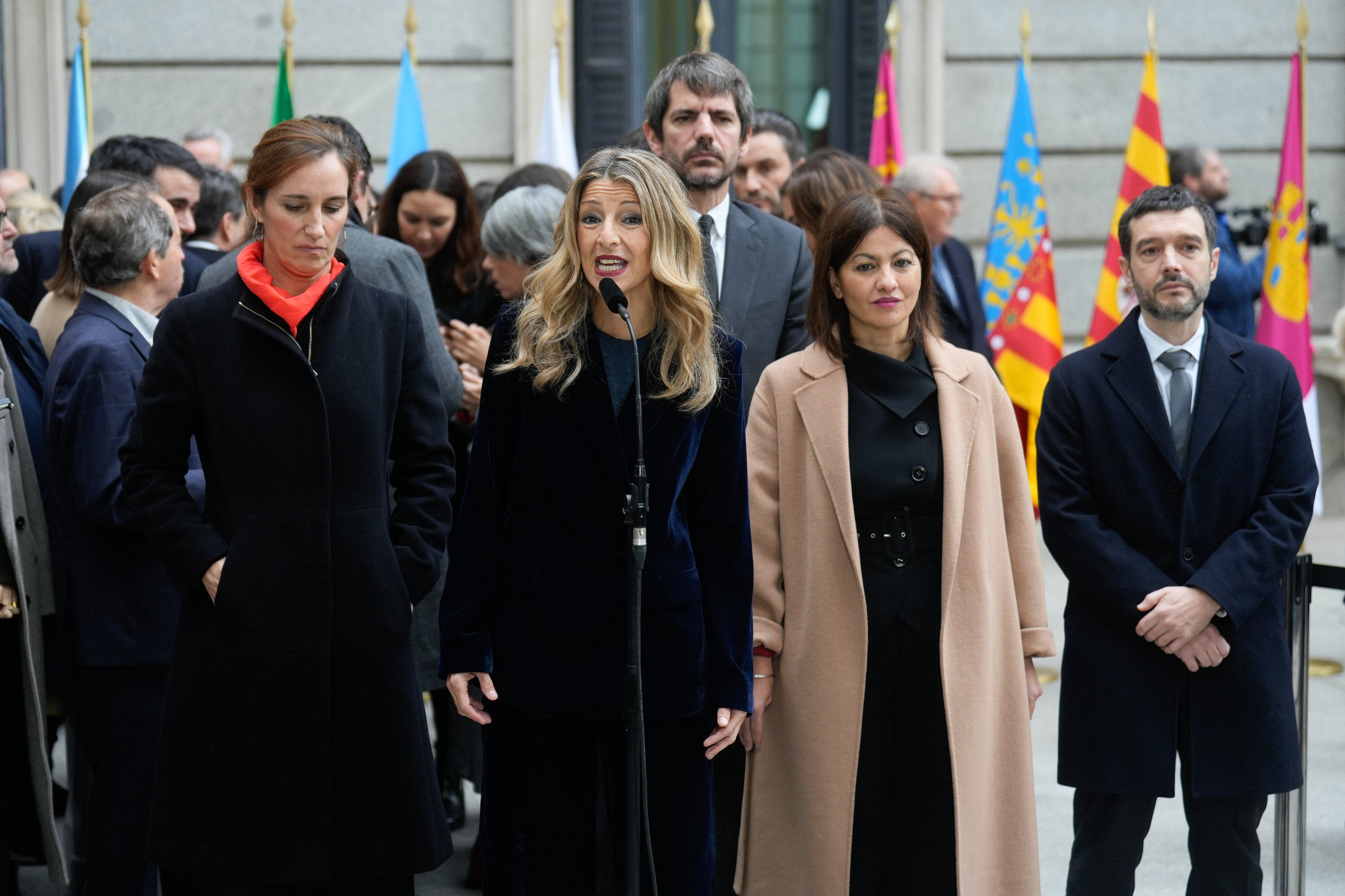 Yolanda Díaz, interviene en el Día de la Constitución en el Congreso.