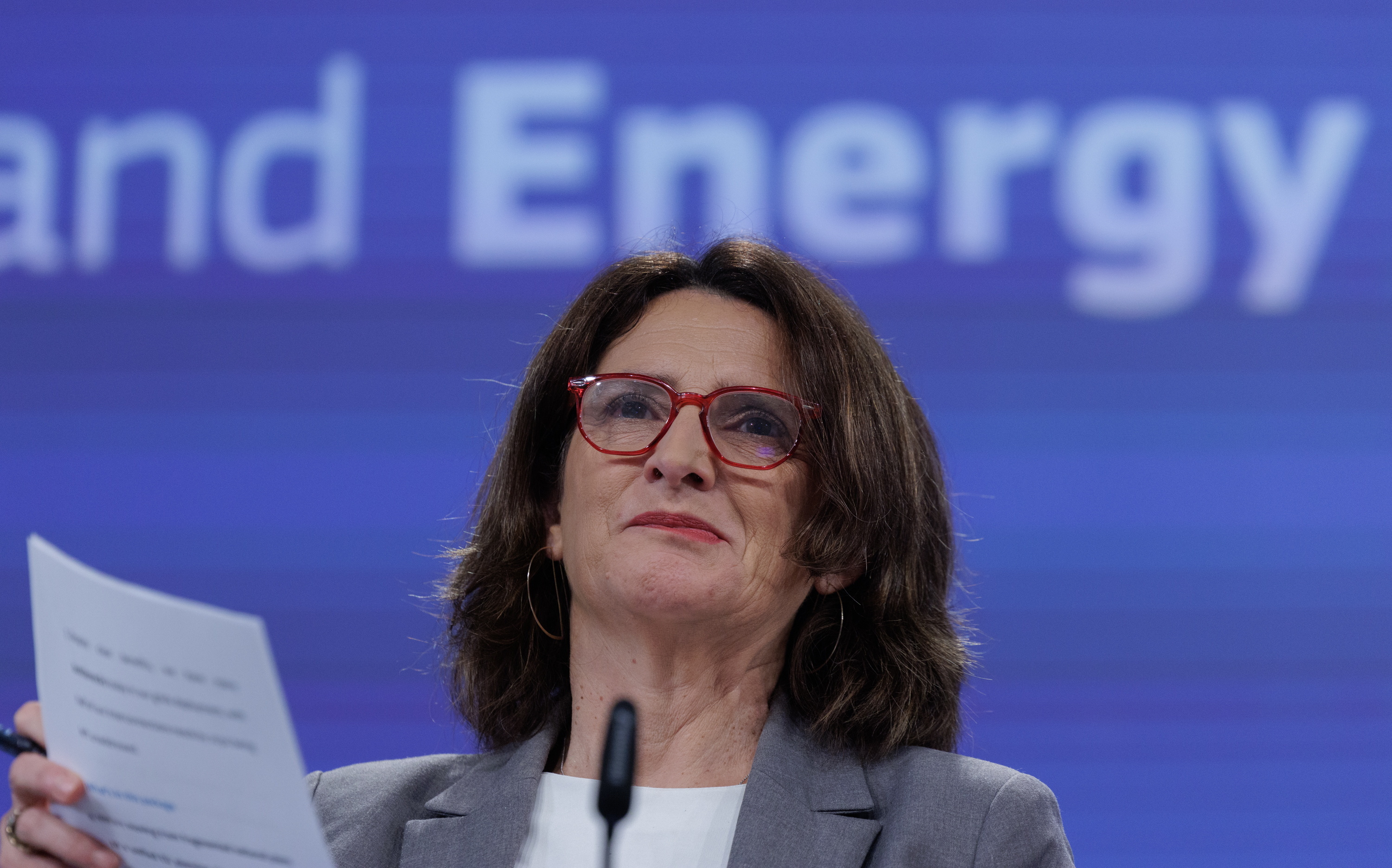 La ex ministra Teresa Ribera.