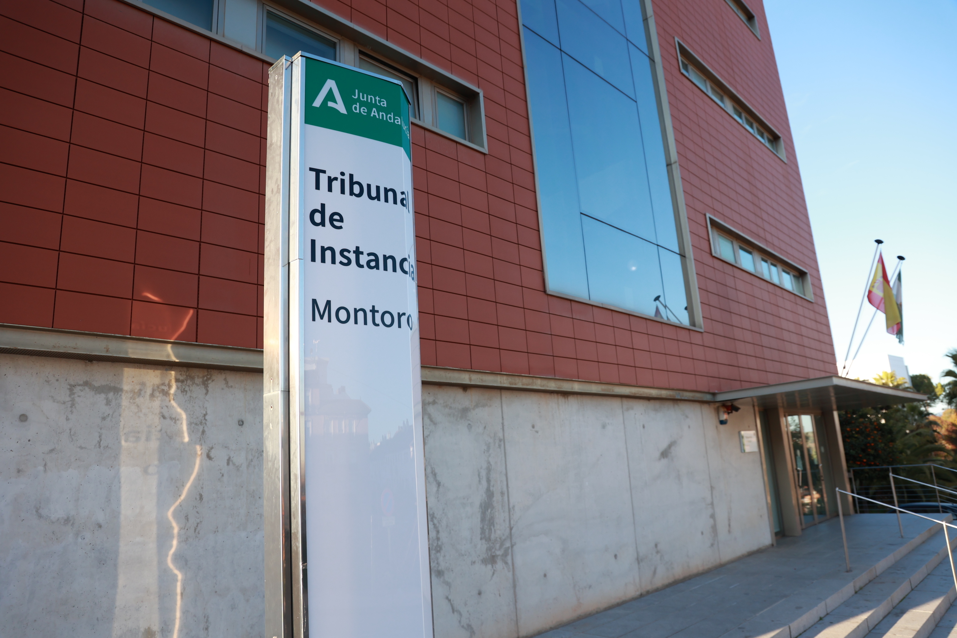 Imagen de la fachada de los juzgados de Montoro (Córdoba).