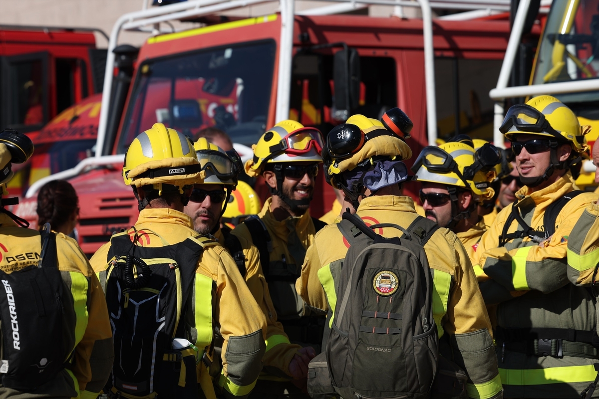 Bomberos forestales de Madrid.(Isabel Infantes