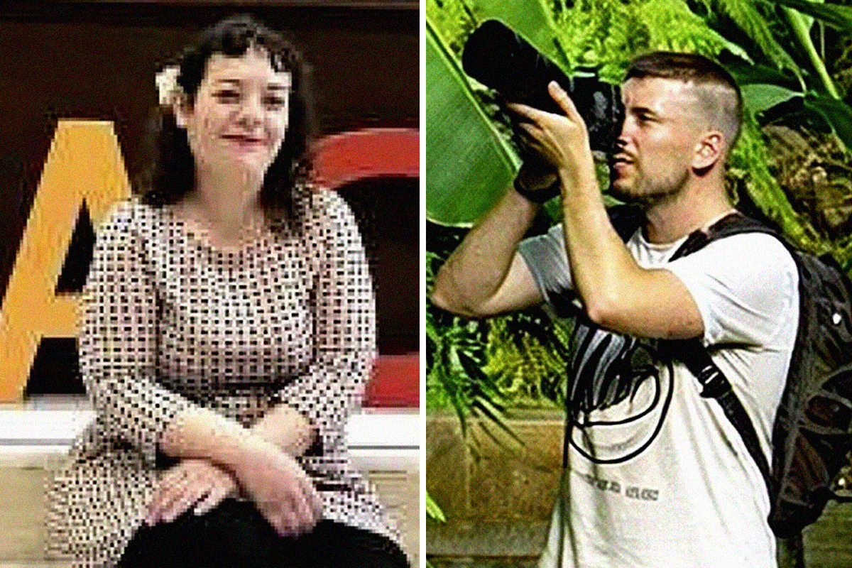 Carmen Abril, profesora y socióloga y Pablo B, maquinista del Alvia