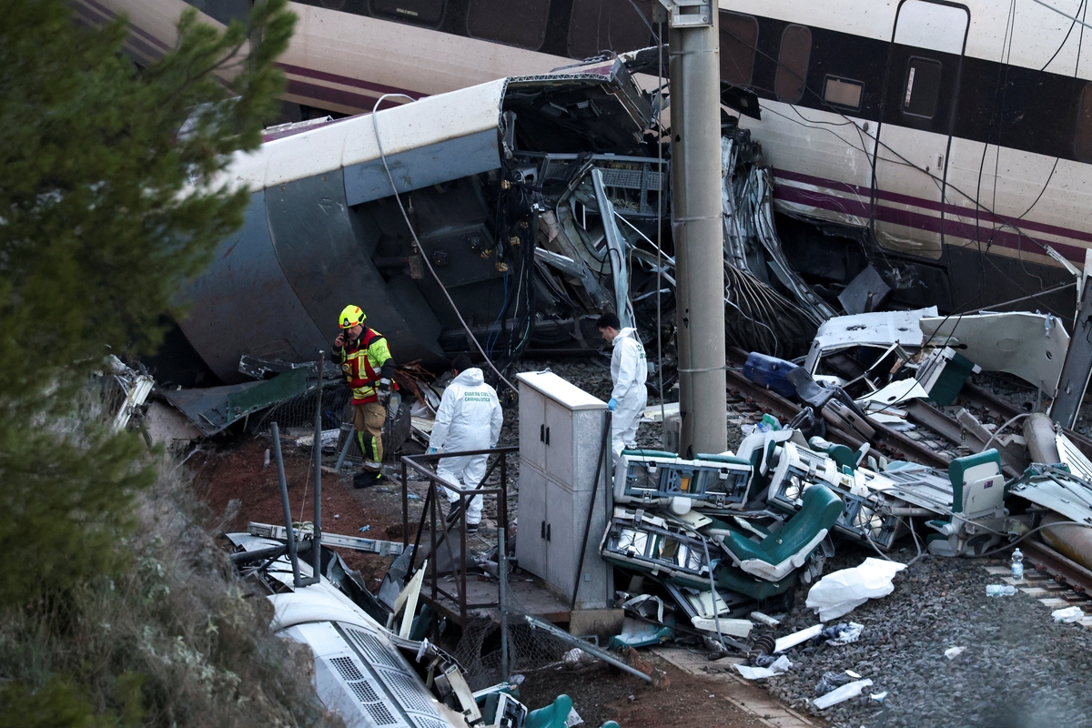 Algunos vagones han quedado destrozados