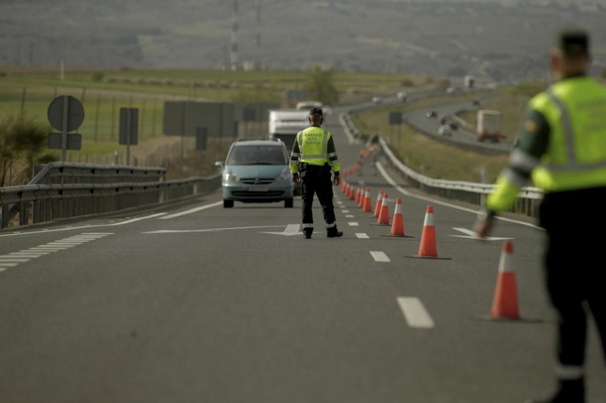 Un control de la Guardia Civil, en una imagen de archivo