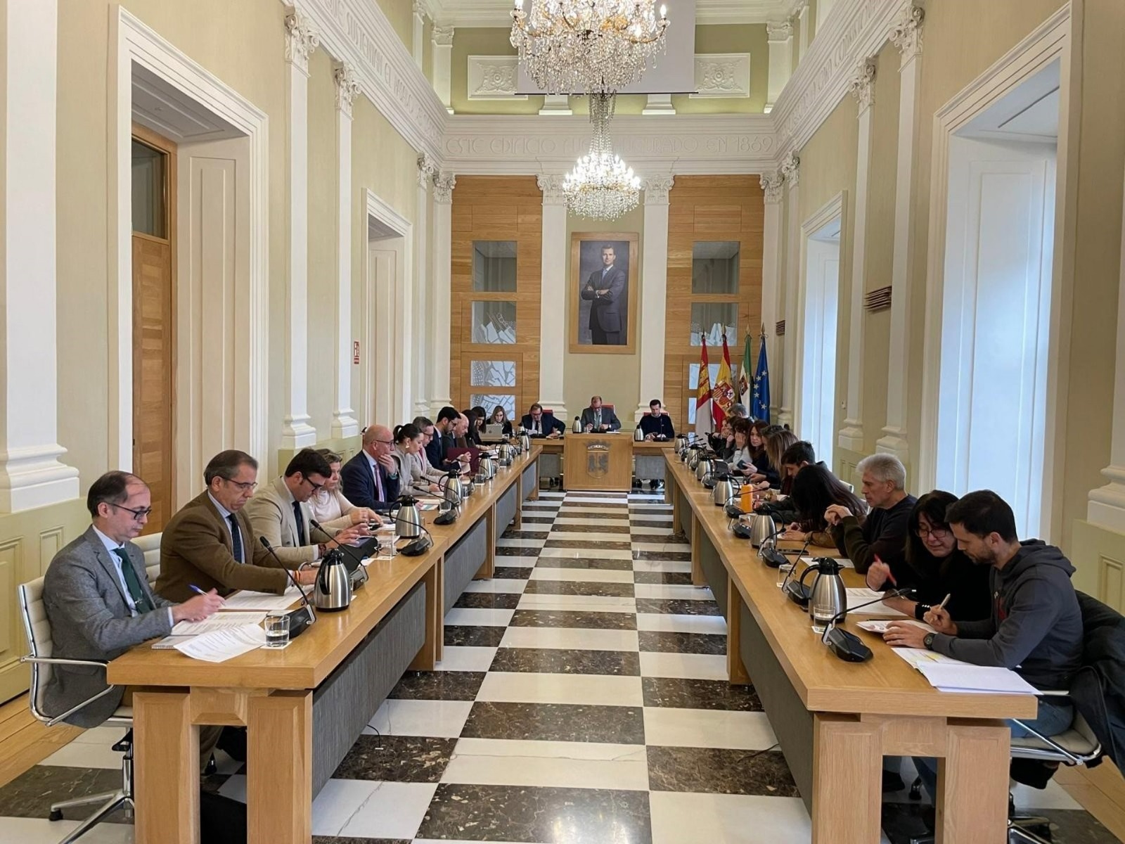 Pleno de este jueves del Ayuntamiento de Cáceres.