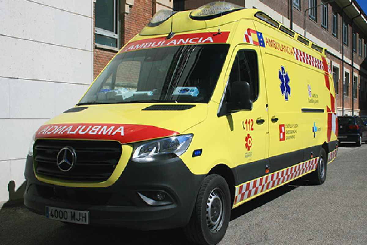 Una ambulancia del 112 de Castilla y León.
