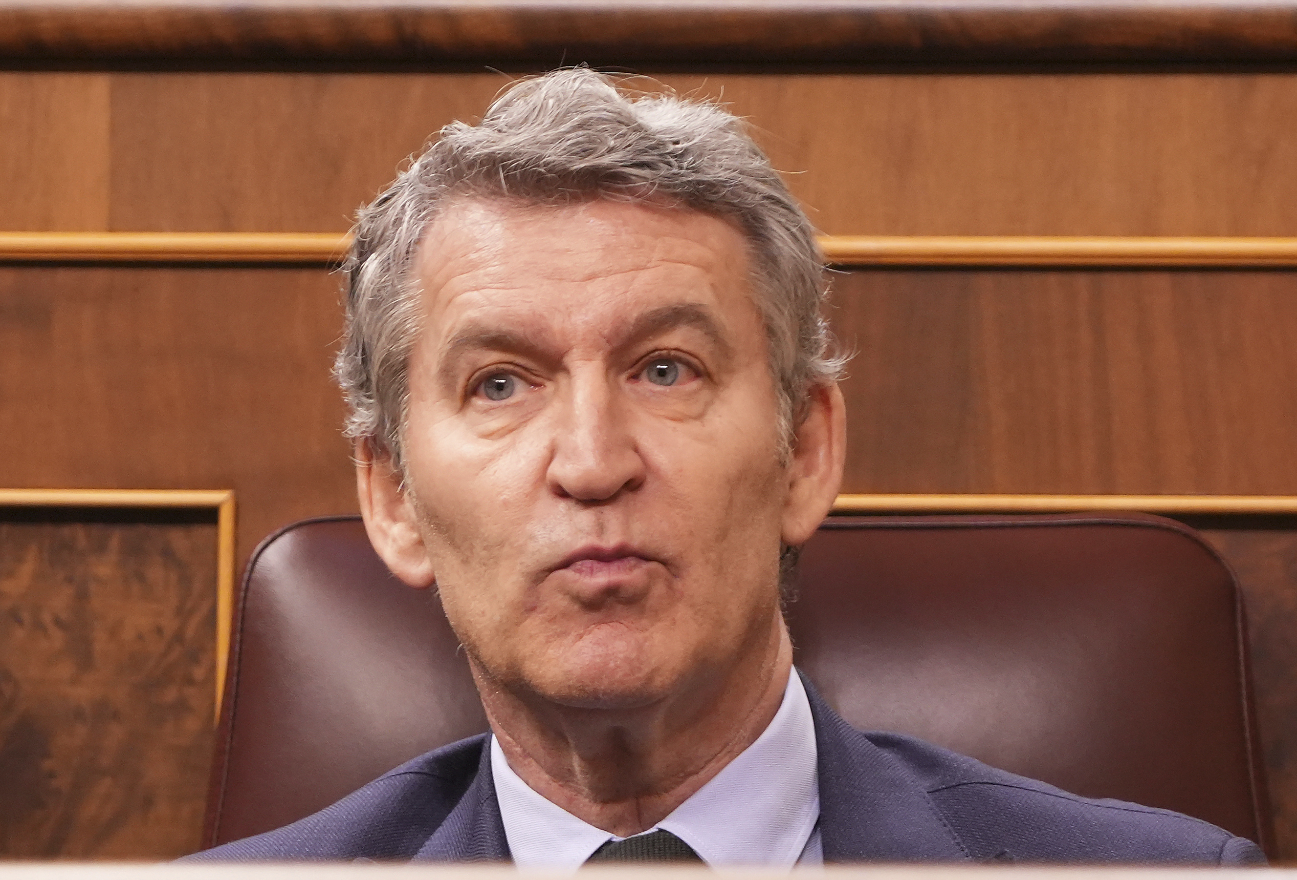 El presidente del Partido Popular, Alberto Núñez Feijóo